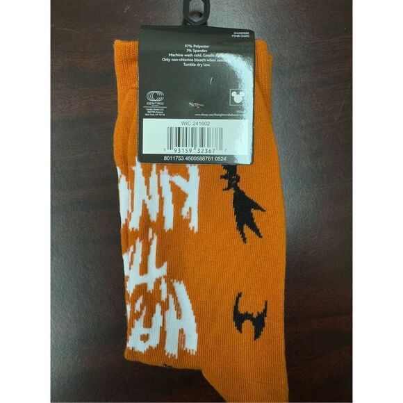NWT The Nightmare Before Christmas Mens Crew Socks - Picture 3 of 3